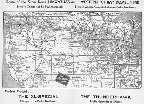 Milwaukee Road Railroad Map - San Antonio Map