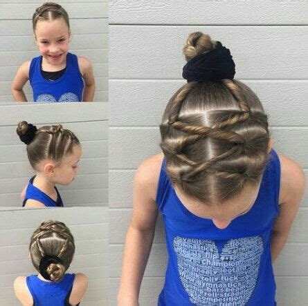 Gymnastics hair Dance Hairstyles, Bun Hairstyles For Long Hair, Gymnastics Hairstyles ...