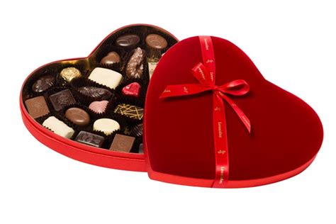 Luxury Red Velvet Heart Gift Box | 30 Leonidas Belgian Chocolates