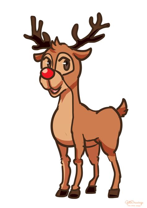 How to Draw a Reindeer | GetDrawings.com