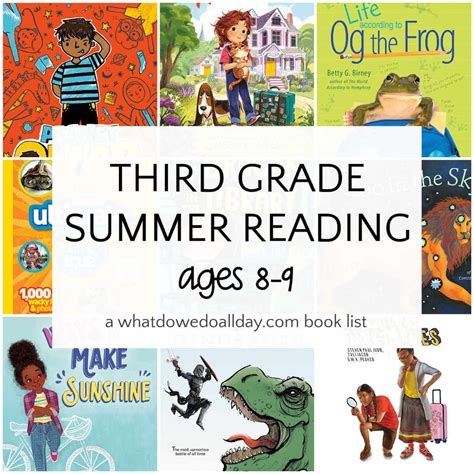 The Best 3rd Grade Summer Reading List (Ages 7-9)