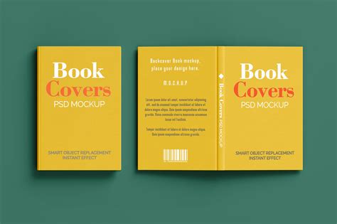 Free Front & Back Book Mockup | Mockuptree