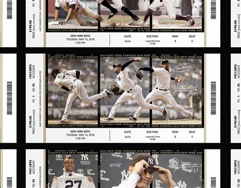 New York Yankees 2018 Ticket Package | Behance