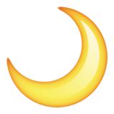 🌙 Halvmåne Emoji on Apple iOS 10.0