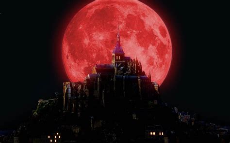 Red Moon Wallpaper HD Free Download