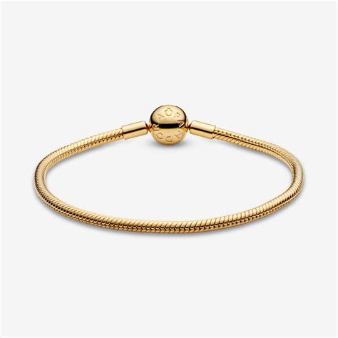 Pandora Shine™ Smooth 18k Gold-Plated Bracelet | Gold plated | Pandora US