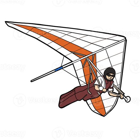 Hang glider extreme sport flying 23366177 PNG