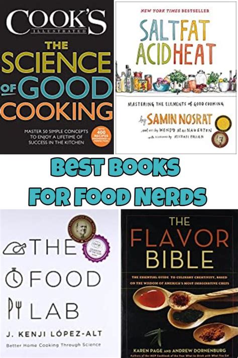 Best Food Science Books for Food Nerds | Science books, Food science ...