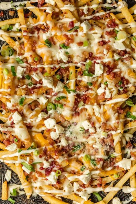 Bacon Cheese Fries Recipe with Ranch (3 Cheese Fries) VIDEO