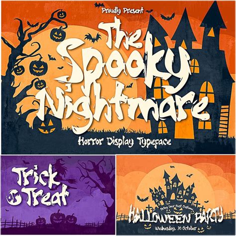 Spooky Nightmare Font | Free download