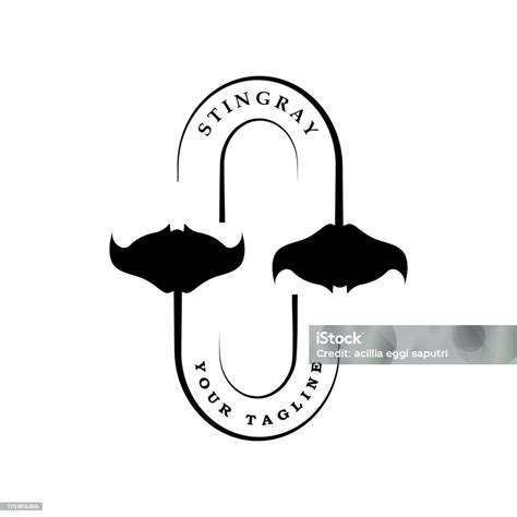 Stingray Logo And Vector With Slogan Template Stock Illustration - Download Image Now - Abstract ...