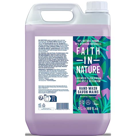 Faith In Nature Lavender & Geranium Handwash – 5l | Edgeverse