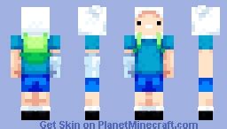 Finn the Human Minecraft Skin