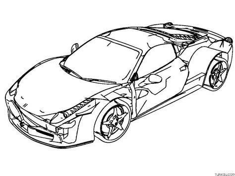 Ferrari F430 Car Coloring Page » Turkau