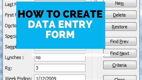 Excel Vba Data Entry Form Examples