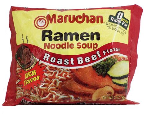 Buy Maruchan ROAST BEEF FLAVOR Ramen Noodle Soup 3oz (12 pack) Online ...