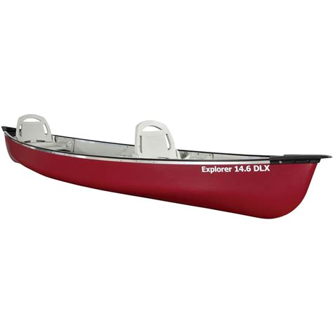 Pelican™ Explorer 14.6 DLX Canoe, Red - 206258, Canoes & Kayaks at ...