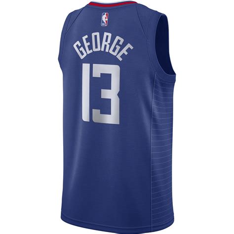 NIKE Los Angeles Clippers Paul George Icon Edition Jersey 864481 408 ...