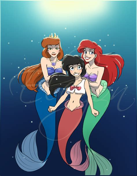 Athena, Ariel and Melody - Melody Fan Art (28313851) - Fanpop