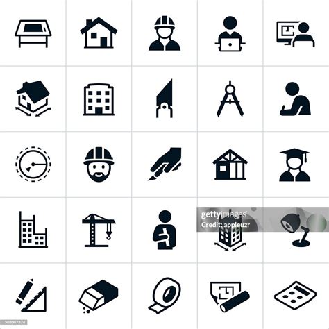 Architecture Icons High-Res Vector Graphic - Getty Images