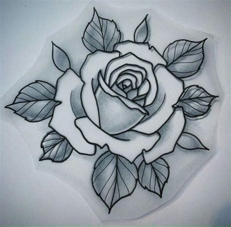 Loading... | Rose drawing tattoo, Traditional rose tattoos, Rose tattoo design