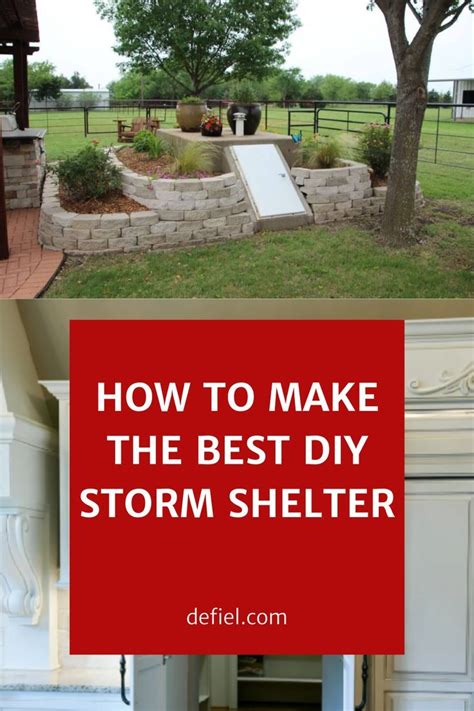 How to Make the Best DIY Storm Shelter | Storm shelter, Underground shelter, Tornado shelter