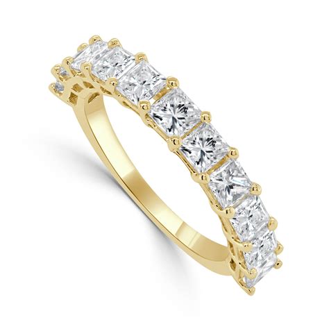 14K Gold & Princess-Cut Diamond Ring – Sabrina Design