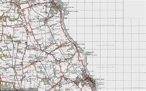 Historic Ordnance Survey Map of Seaton Sluice, 1947