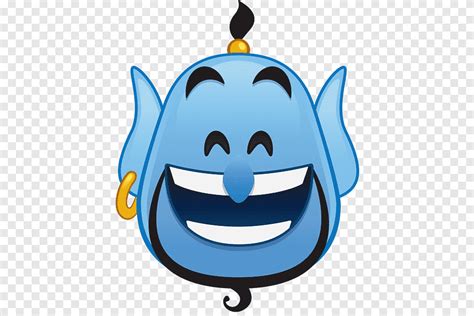 Free download | Aladdin Genie Emoji Disney Princess The Walt Disney Company, smiley, sticker png ...