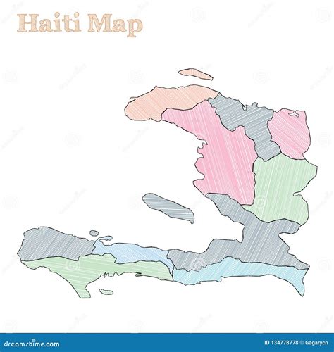 Haiti Map Outline