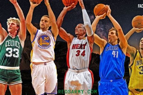 Best 3 Point Shooters In NBA of All Time: Top Ranking New Reds Army