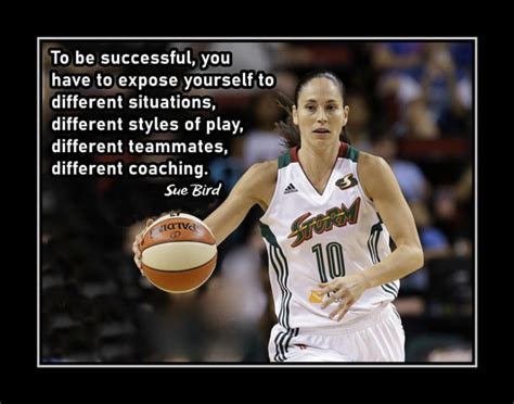 Motivational Girls Basketball Poster, Sue Bird 'To Be Successful' Quote ...