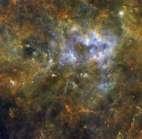 ESA - Hidden secrets of a massive star-formation region