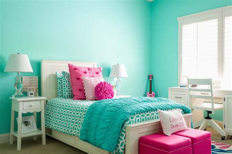 Best Ways To Makes Turquoise And Pink Bedroom Ideas - DECOOMO