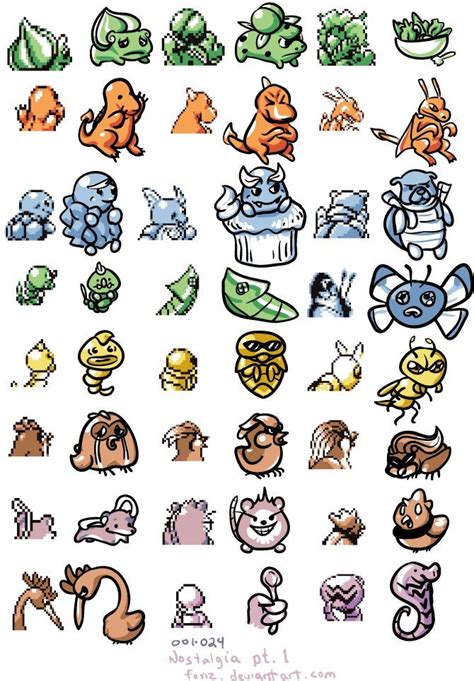 How Bad the Original Pokemon Sprites were : pokemon