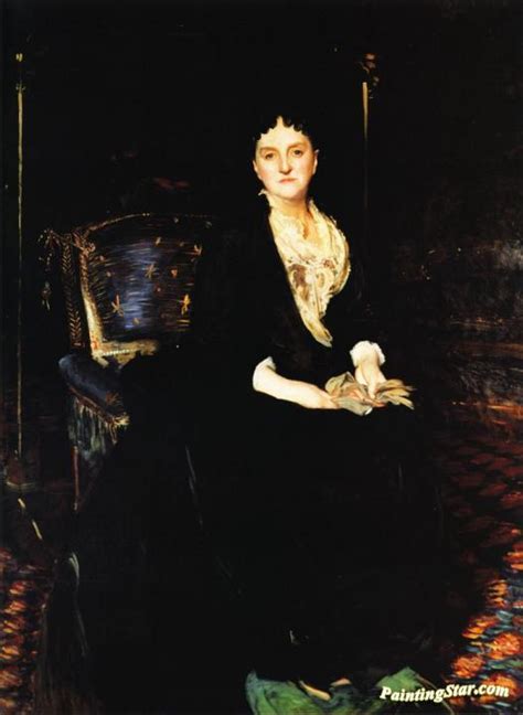 Mrs. William Henry Vanderbilt Artwork By John Singer Sargent Oil ...