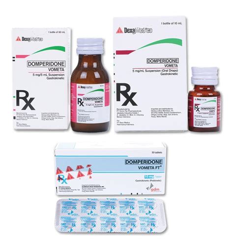 Domperidone - Thuốc tiêu hóa dùng trong các chứng nôn và buồn nôn