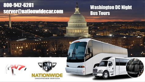 Best Night Tours of Washington DC - Night Bus Tours DC, Private Bus Tours Washington DC Sightseeing