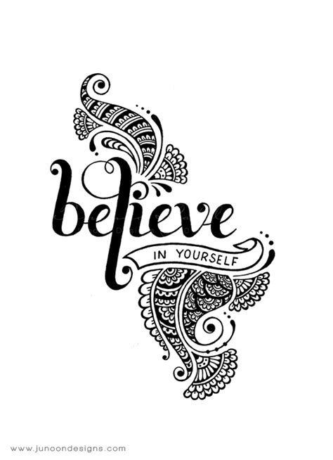 Believe in yourself on Behance