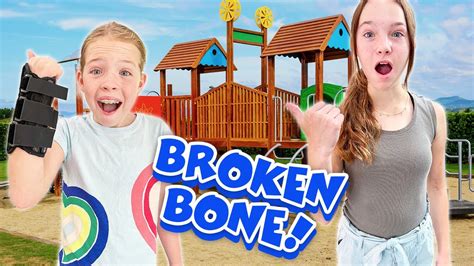 Back to School with a BROKEN ARM !!! - YouTube