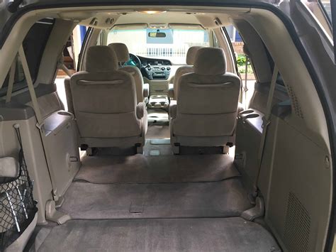 Honda Odyssey rear seat folded - Odyssey Camper