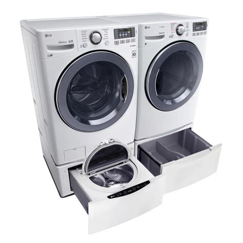 LG Washer /INCLUDES SIDEKICK WASHER PEDESTAL And Gas Dryer