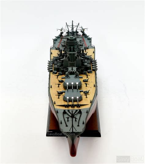 Japanese Battleship Yamato handcrafted ship model