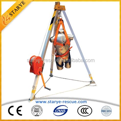 Ce Certified Confined Space Rescue Tripod Aluminum Alloy #6061 Handle ...