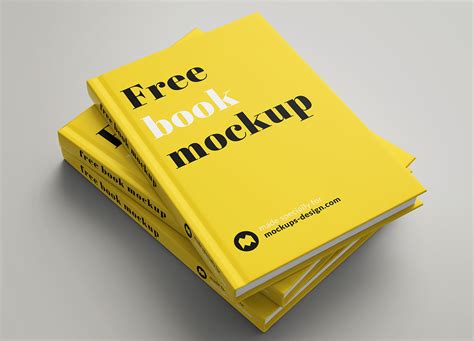 Free Book PSD Mockup Template 2023 - Daily Mockup