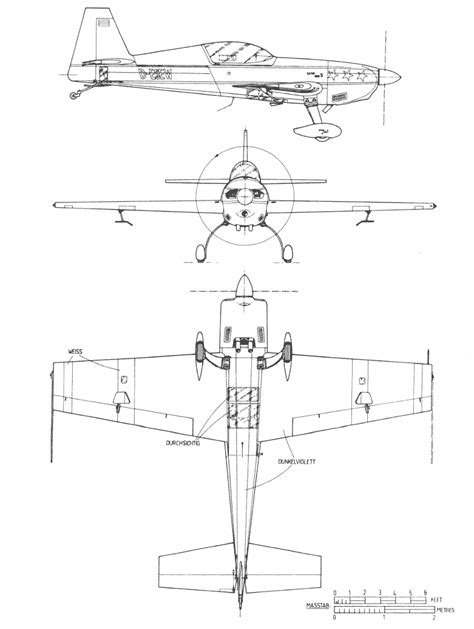 Extra EA-300 Blueprint - Download free blueprint for 3D modeling