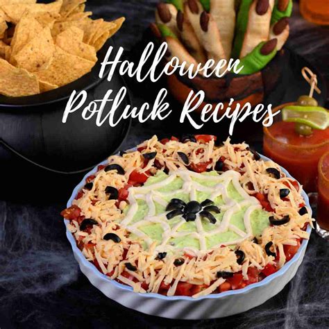 Halloween Potluck Recipes for a Spooktacular Party!