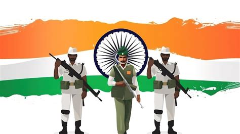 Premium AI Image | Indian airforce day with indian flag theam and ...