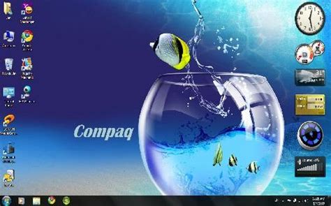 Free Windows 7 Themes Download: Hp Compaq laptop