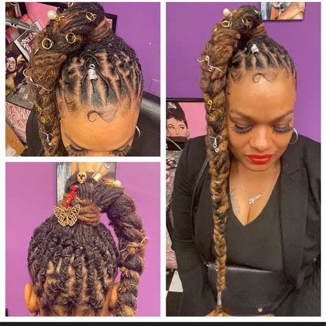 Brittany Burress on Instagram | Locs hairstyles, Dreadlock hairstyles ...